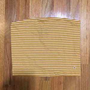 American eagle yellow and white striped tube top.